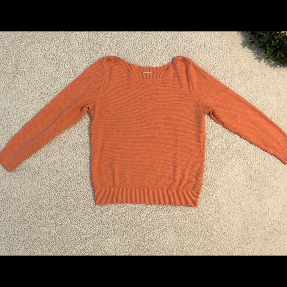 L.L Bean Coral Lightweight Sweater Size M